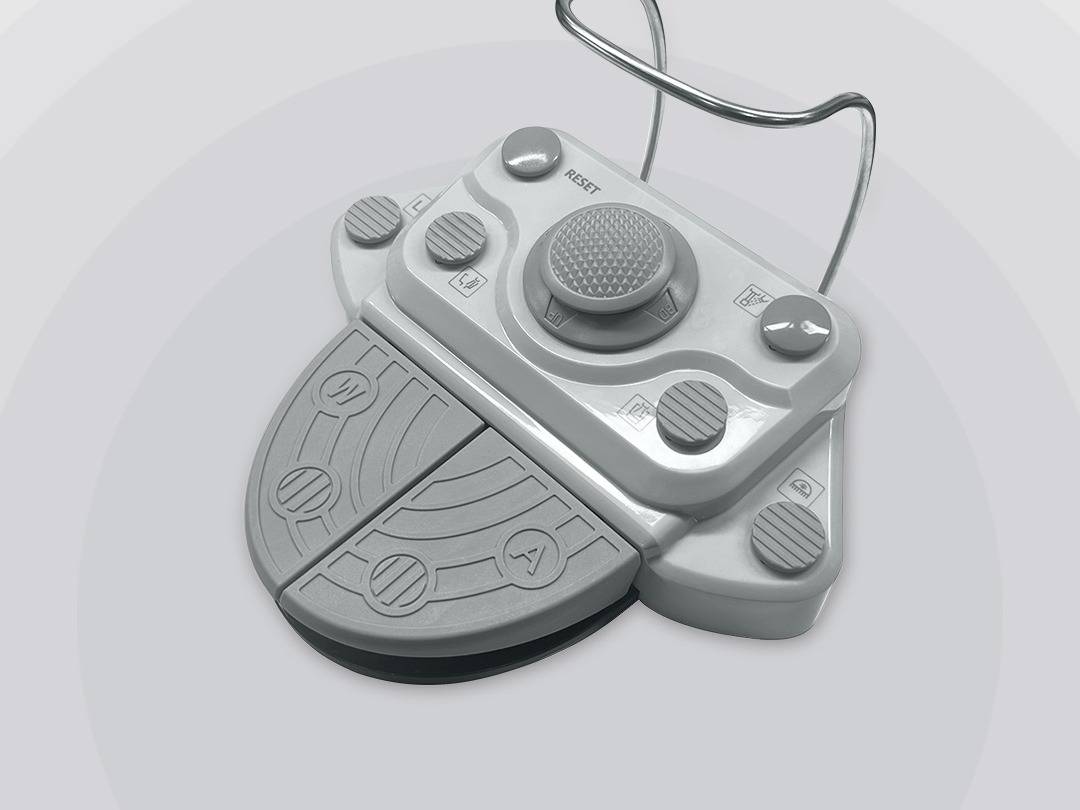 Multi-function foot pedal for dental chair control and workflow planning